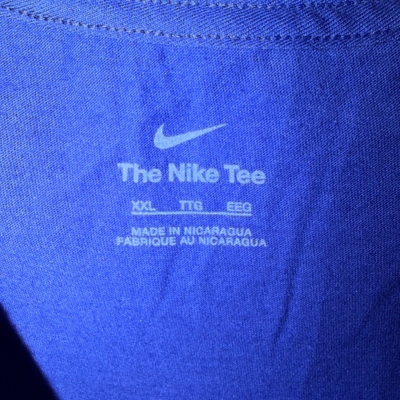 NWOT Nike LA Dodgers World Series 2025 Blue Tee Size XXL - Picture 4 of 5